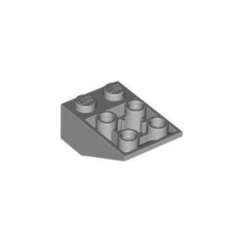 乐高/LEGO零件 6435930 3747 2752 浅灰色 2x3 斜坡面反向砖