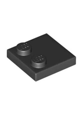 乐高/LEGO积木零配件 6192346 33909 黑色 2x2 边缘2颗粒板