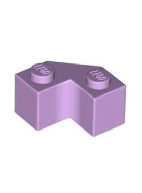 乐高/LEGO积木零件 6529044 87620 浅紫色 2×2多面楔形砖