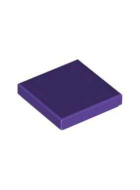 乐高/LEGO积木零配件 6057386 3068 深紫色 2x2 光面板 3068b