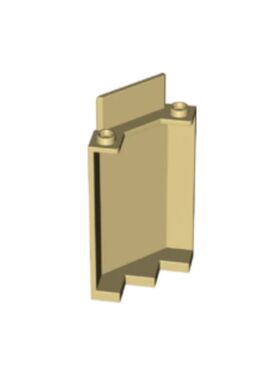 乐高/LEGO配件 6056277 87421 米色 3×3×6转角墙壁板 4594782