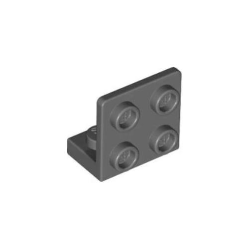 乐高/LEGO积木零件 6308045 99207 深灰色 1x2-2x2 反向托架件