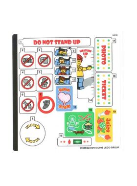 LEGO 乐高积木零件 10261stk01 10261 过山车 贴纸 全新原装现货