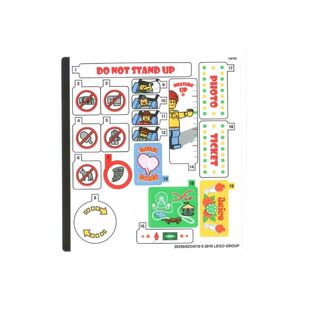 LEGO 乐高积木零件 10261stk01 10261 过山车 贴纸 全新原装现货