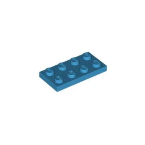 乐高/LEGO积木零配件 6210675 3020 深湖蓝色 2x4 基础板