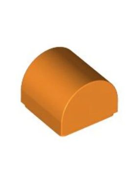 乐高/LEGO配件 6278436 49307 橙色 1x1 光面斜板弧形 66187