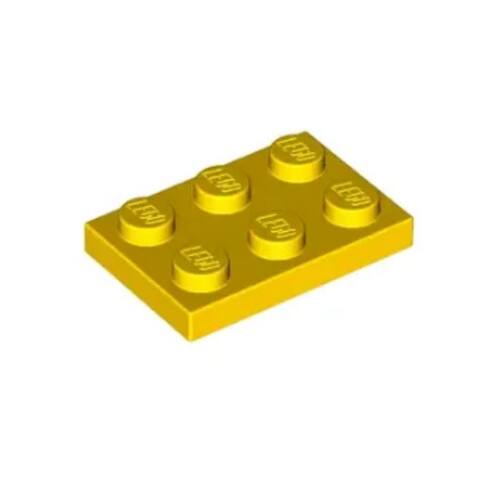 LEGO/乐高积木零件 302124 3021 03021 黄色 2x3 基础板
