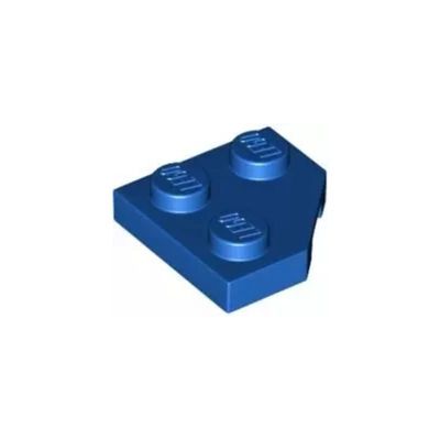 乐高/LEGO积木零配件 6390153 26601 蓝色 2x2 楔形板