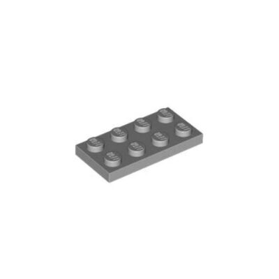 乐高/LEGO积木零配件 4211395 3020 浅灰色 2x4 基础板