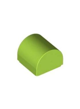 乐高/LEGO积木零件 6312452 49307 浅绿色 1x1 光面斜板弧形66187