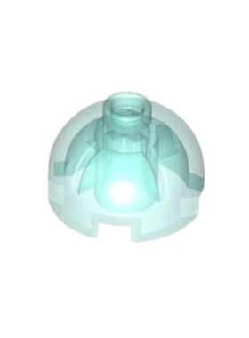 乐高/LEGO 6264989 30367 553c 3262 6141588 透明浅蓝色 圆顶砖