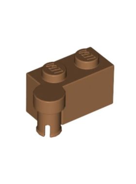 乐高/LEGO 6162886 65122 3830 中肉色 1×2铰链砖(公) 6344798