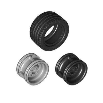 乐高4184286 44309 黑43.2x22轮胎56145 4297210 4299389 4284946