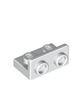 乐高/LEGO积木零配件 6070698 99780 白色 1x2 反向支架壁板