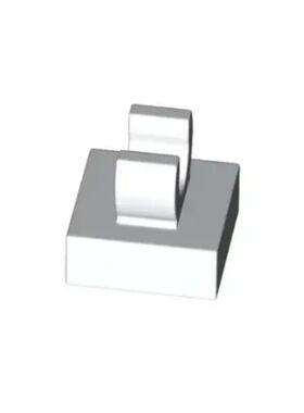 乐高/LEGO 6348055 15712 44842 6054551 白色 1x1 O 型夹口板