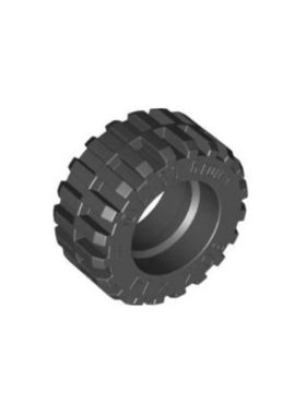 乐高/LEGO积木零件 4619323 92402 黑色 30.4x14 车轮胎