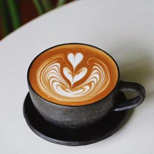 Paseo｜藏区黑陶咖啡杯意式拿铁杯水杯手工茶器茶杯茶具质感拉花