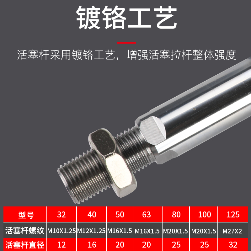 费斯托型标准气缸SE/DNC63-125/75/1G00/150/300/400/500x800*100