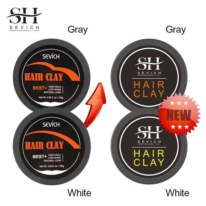 Strong Hold Hair Styling Clay Gel for Men Hairstyles Wax Mat
