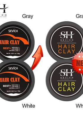 Strong Hold Hair Styling Clay Gel for Men Hairstyles Wax Mat