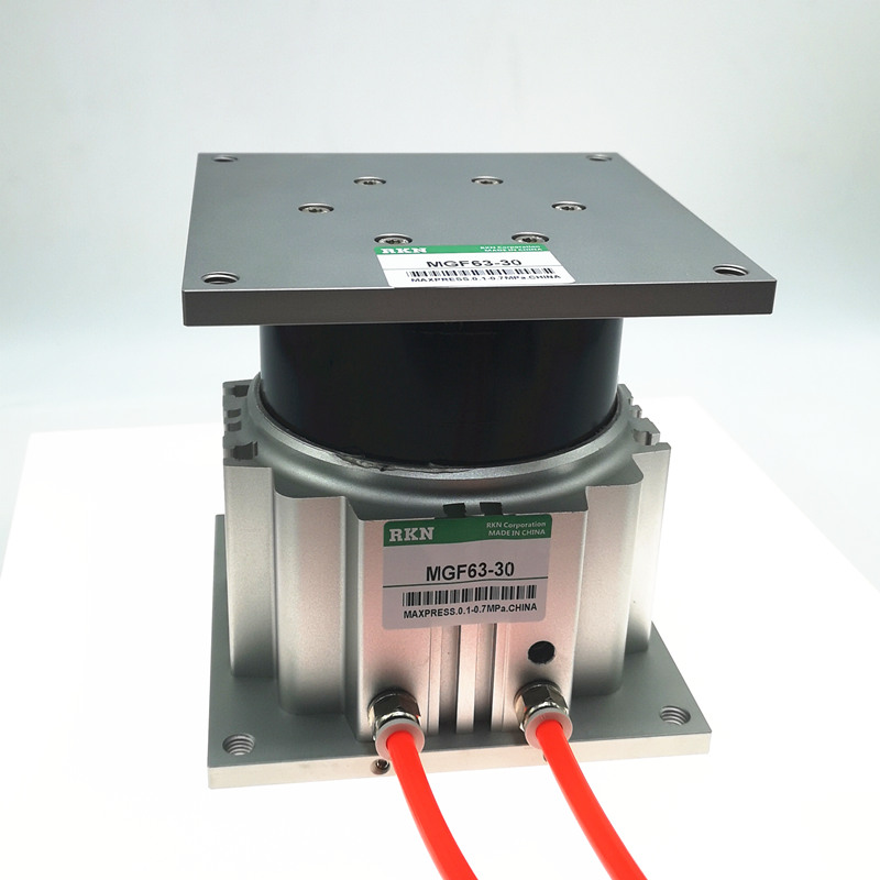 导向台式顶升气缸MGF40/63/100-100/75/50/30/25/20端台方型气缸