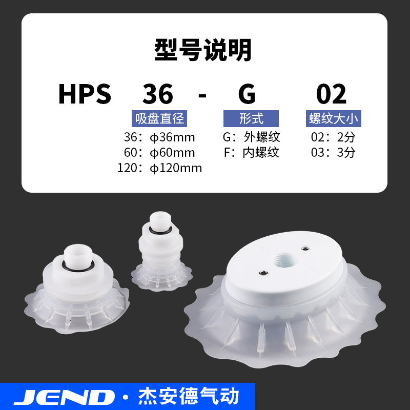 开袋式真空吸盘塑料食品薄膜包装机HPS36/60软包装气动机械手配件