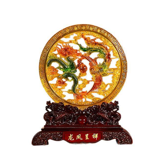 档轻奢水琉璃工艺品电视柜玄关摆件客厅酒柜新房新家居装饰品