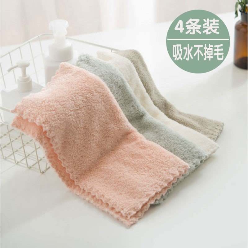 儿童洗睑毛巾毛巾学生可爱婴儿新生宝宝手帕家用小方巾少女士随身