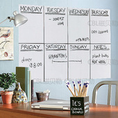 白板写字板可移除磁性软白板贴墙贴纸儿童教学黑板墙家用挂式 可擦