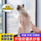 纱窗防猫跳楼防猫抓开金刚网魔术贴自装 自粘免打孔家用防蚊沙窗帘