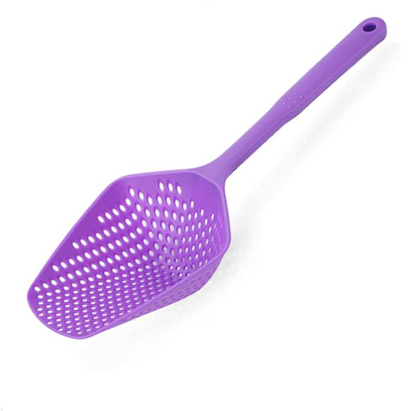 新款直销亚马逊 塑料隔水铲 隔水漏铲 塑料冰铲  捞篱漏勺 厨房小