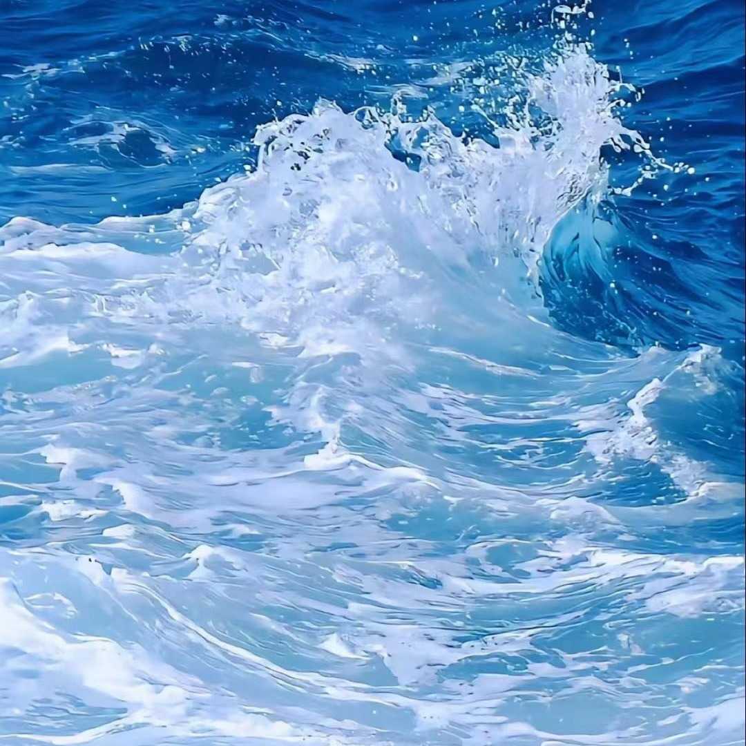 新款直销5D外贸工厂DIY 新款海天一色满钻钻石画圆钻方钻手工客厅