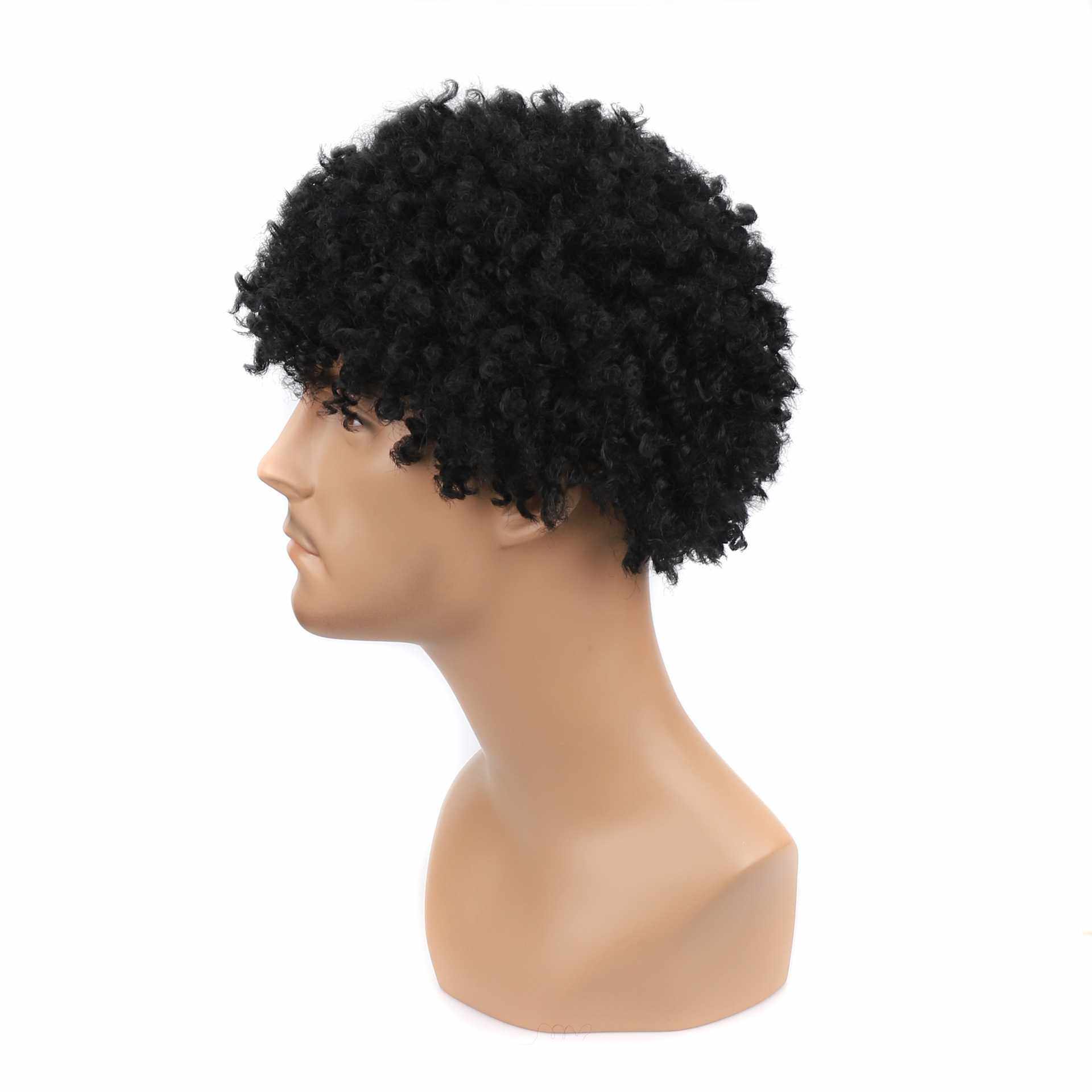 新款直销欧美假发非洲脏辫化纤假发辫男士小卷假发头套8,美发护发/假发,演出假发,淘宝优惠券,粉丝福利购,淘宝优惠卷