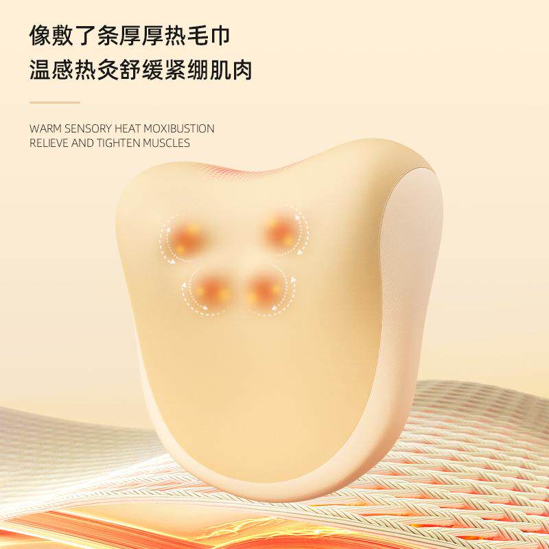 新款直销腰部按摩器背部腰部颈椎按摩仪全自动揉捏办公室家用热敷