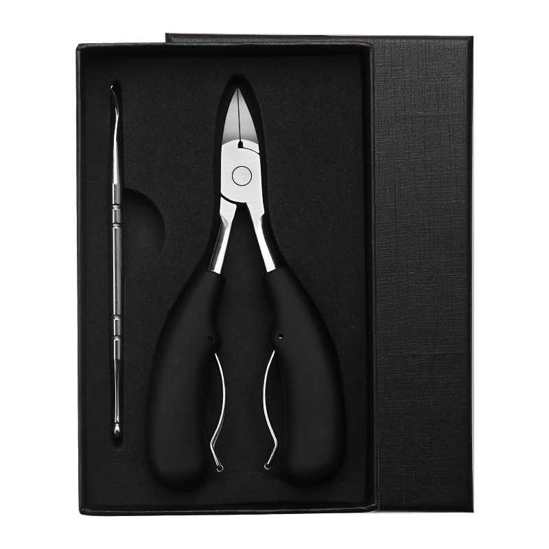 新款直销甲沟不锈钢指甲剪刀单个套装斜口鹰嘴脚趾甲剪修脚嵌甲鹰