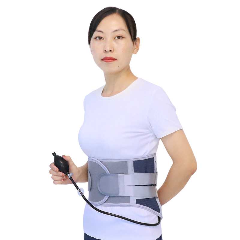 新款直销新款护腰 气囊加压腰椎固定带 鱼丝透气钢板支撑护腰带8