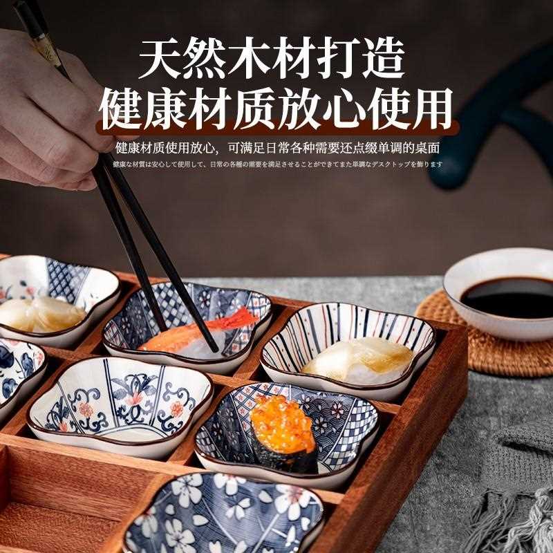 新款直销日式火锅菜盘九宫格火锅拼盘烤肉店蔬菜托盘配菜点心餐具