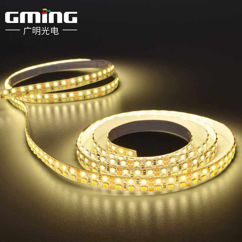 新款直销LED灯带室内装饰橱柜线型灯12V24V3528灯带双排双色温120,家装灯饰光源,室内LED灯带,淘宝优惠券,粉丝福利购,淘宝优惠卷