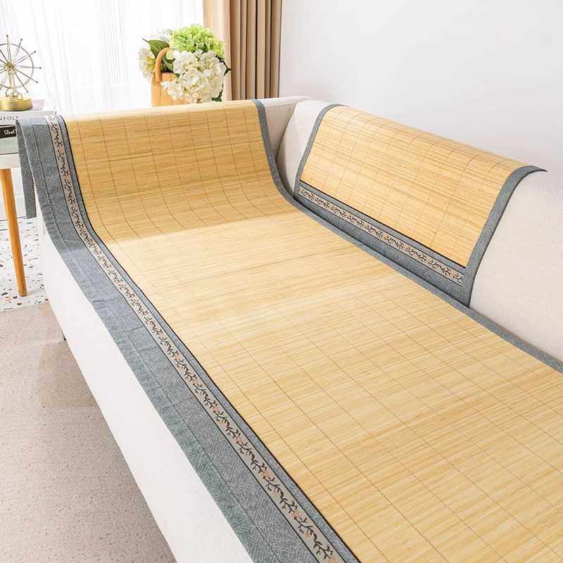新款直销藤竹席凉席沙发垫夏季竹垫沙发套罩新款2024冷感清凉夏天,床上用品,竹席,淘宝优惠券,粉丝福利购,淘宝优惠卷