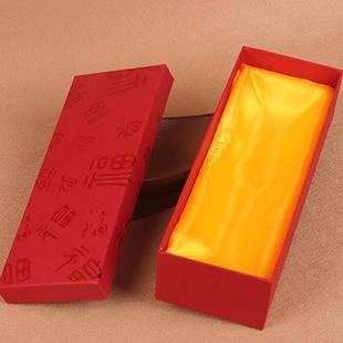 百福字红色礼品品盒首 新款 直销汽车挂件包装 盒 车载车饰挂饰盒子