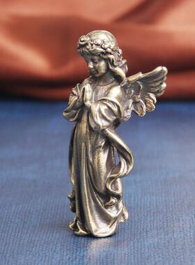 新款直销跨境黄铜守护小天使桌面摆件欧美爱神丘比特情侣摆饰工艺