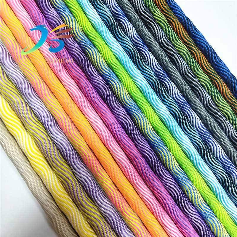 新款直销现货8mm涤纶圆绳编织粗绳多功能手机挂绳箱包背带涤纶绳8