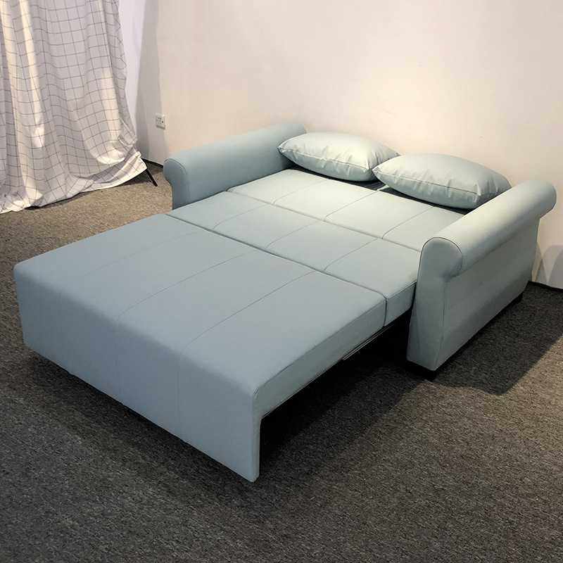 新款直销皮艺款沙发床客厅多功能小户型储物折叠办公室浅色系沙发,住宅家具,功能沙发,淘宝优惠券,粉丝福利购,淘宝优惠卷