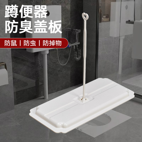 蹲便器盖板厕所便池防臭神器