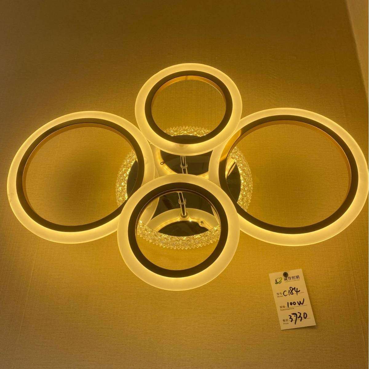 简约LED客厅餐厅卧室亚克力发光电镀圆圈吸顶灯外贸出口超亮,3C数码配件,USB灯,淘宝优惠券,粉丝福利购,淘宝优惠卷