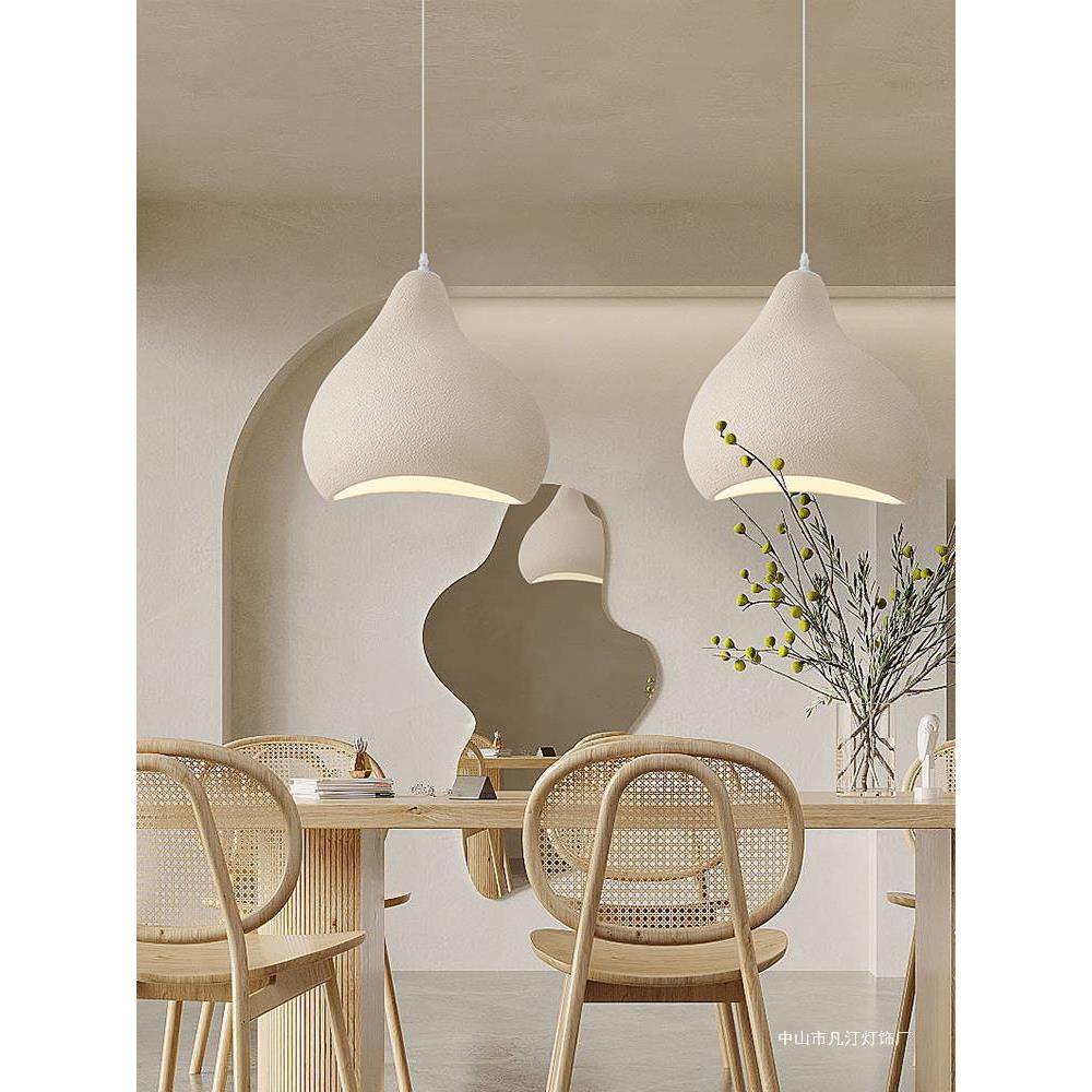 日式侘寂风餐厅吊灯吧台灯简约现代样板间服装店设计师民宿装饰灯