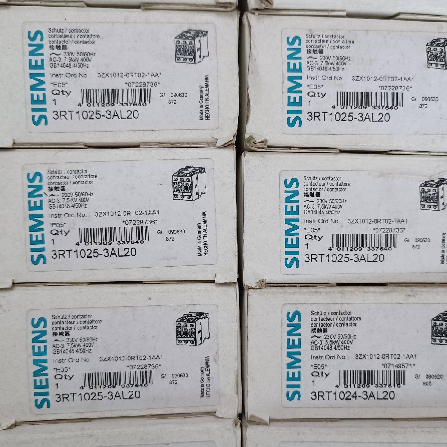 议价接触器 3RT1025-3AL20有5只