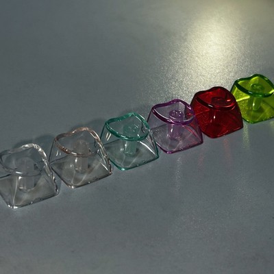 PCR4键帽可爱爱心机械键盘帽客制