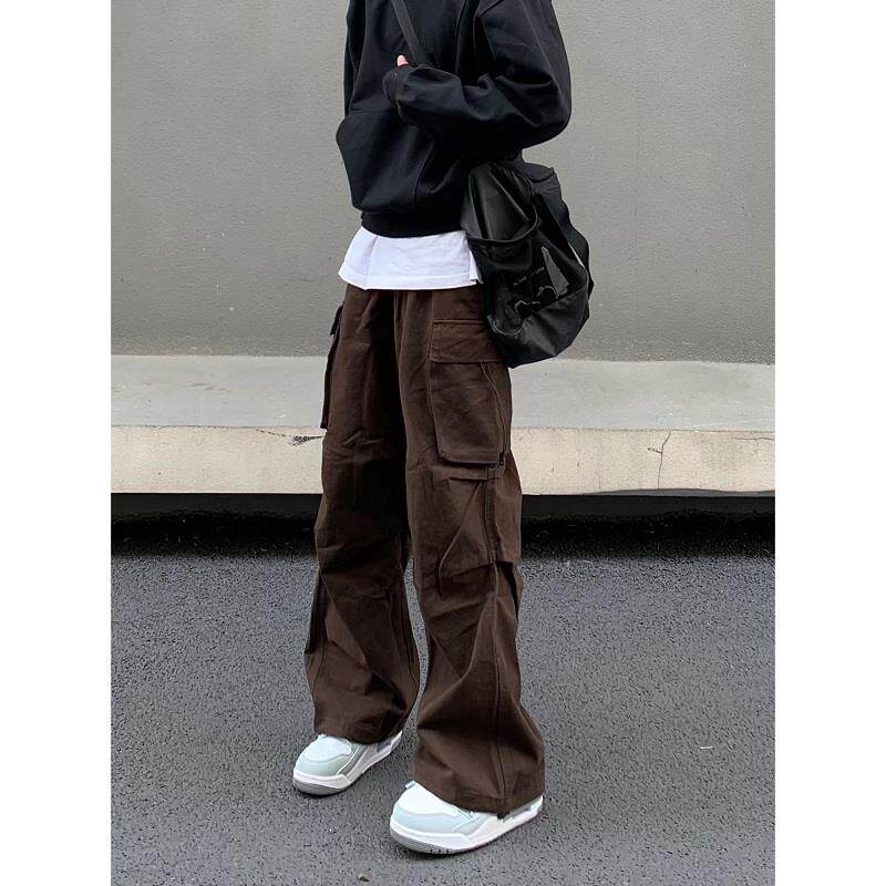 寻常小陈 美式复古cleanfit工装裤多口袋小众设计感休闲裤百搭潮