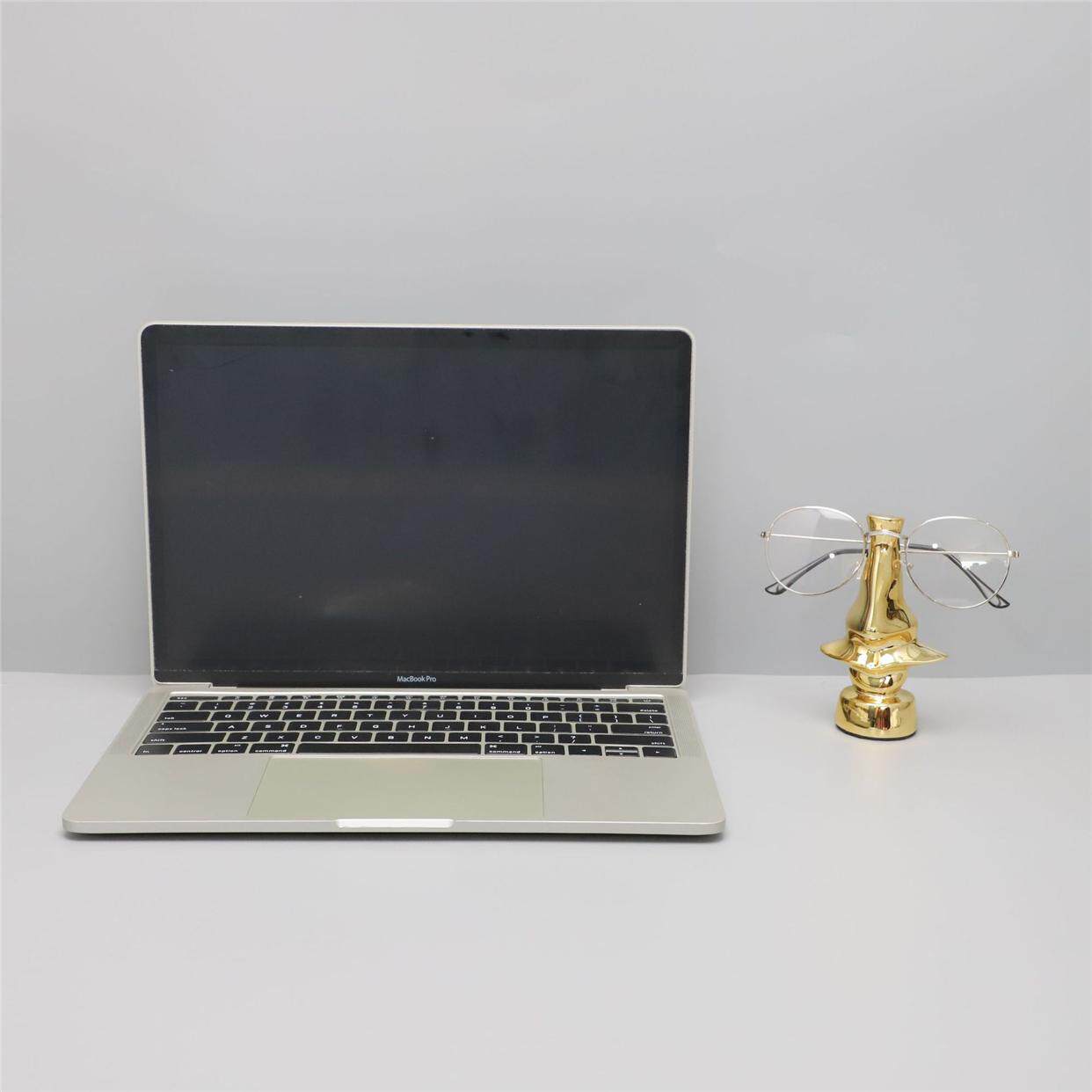 现代简约仿真电脑笔记本模型道具摆件样板房电视柜酒柜家居装饰品